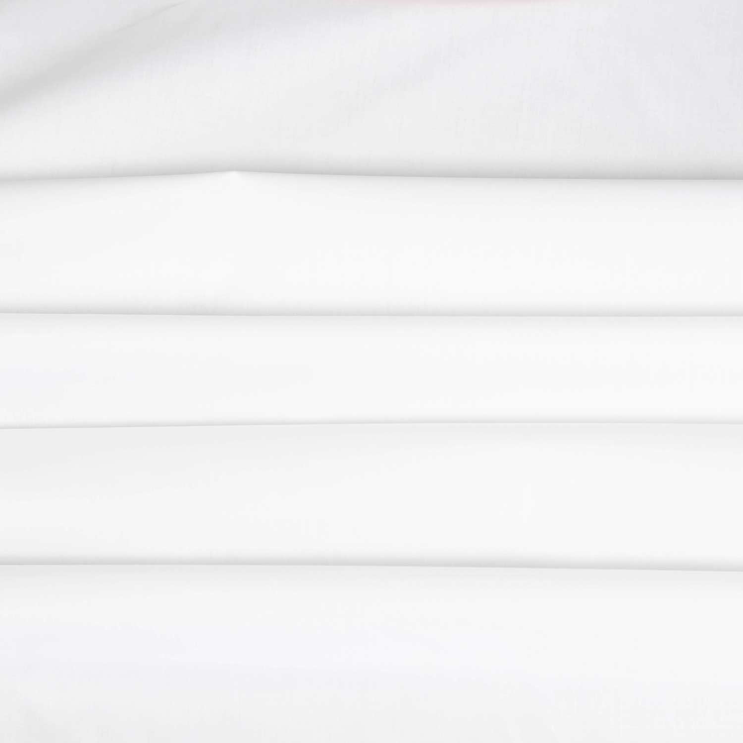 Tessuto 100% cotone paper-touch tinta unita bianco 