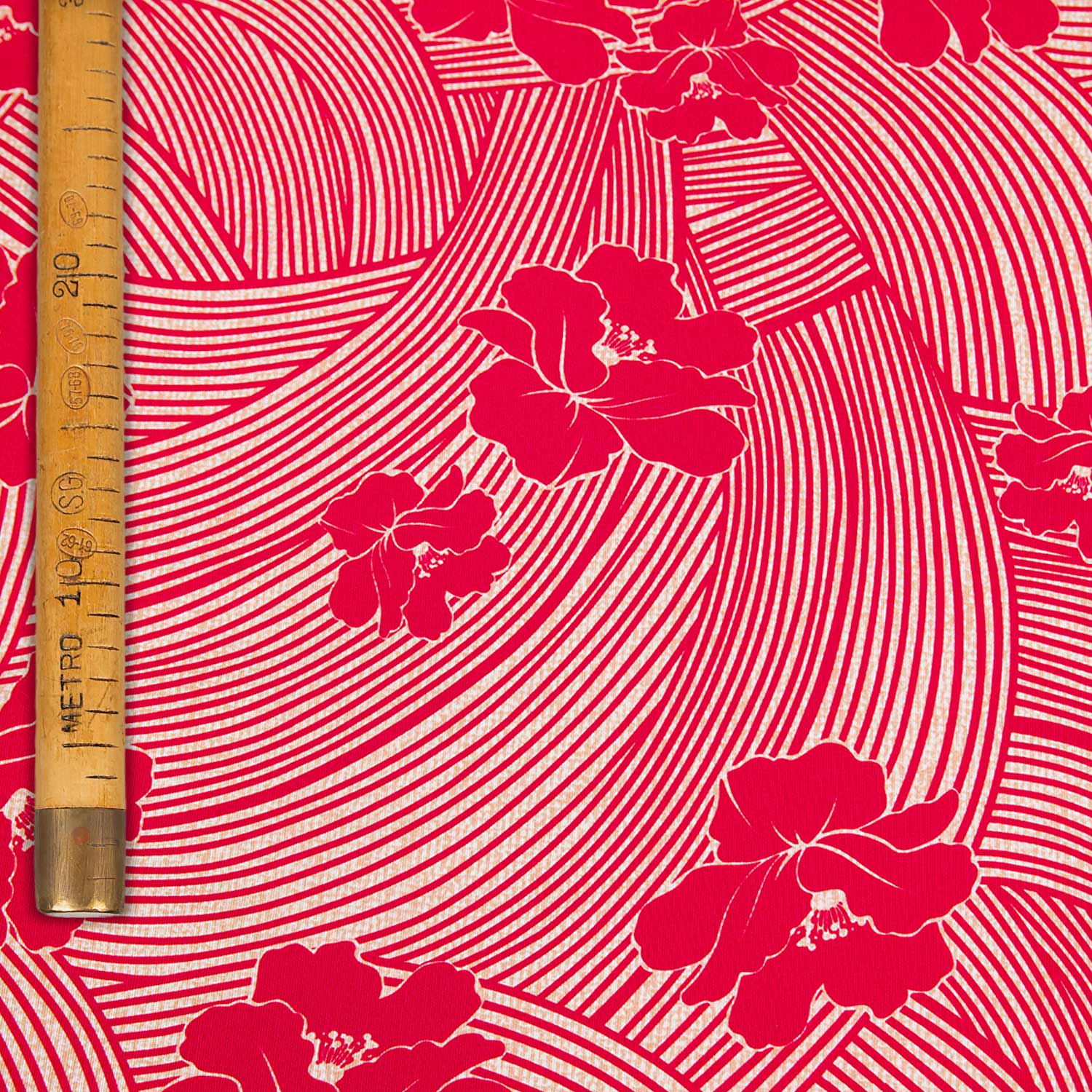 Cotton and Viscose Stretch Printed - Eastern Roses