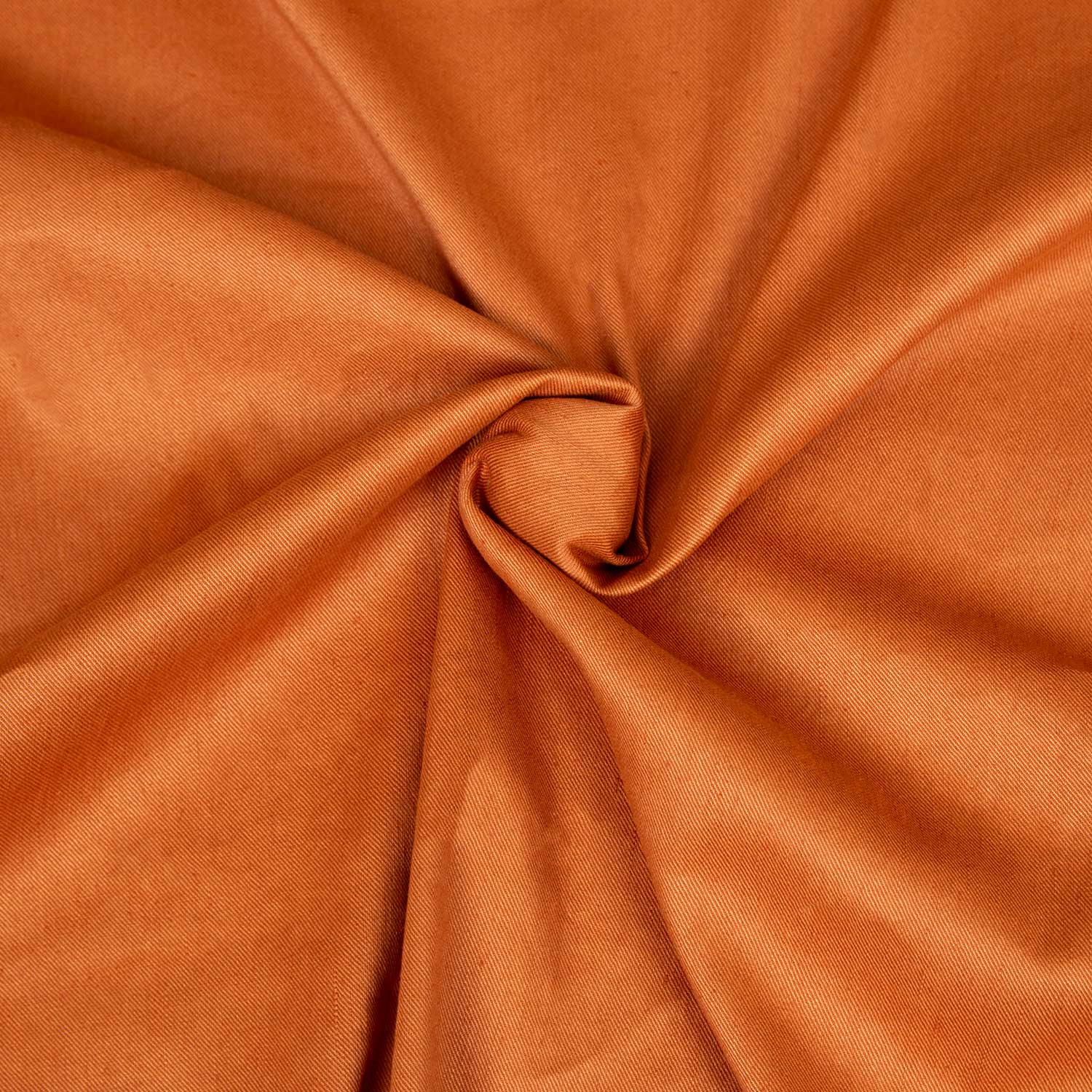 Tessuto naturale in lino, cotone ed elastane Made in Italy, perfetto per tailleur, gonne e capi sartoriali estivi, color terracotta