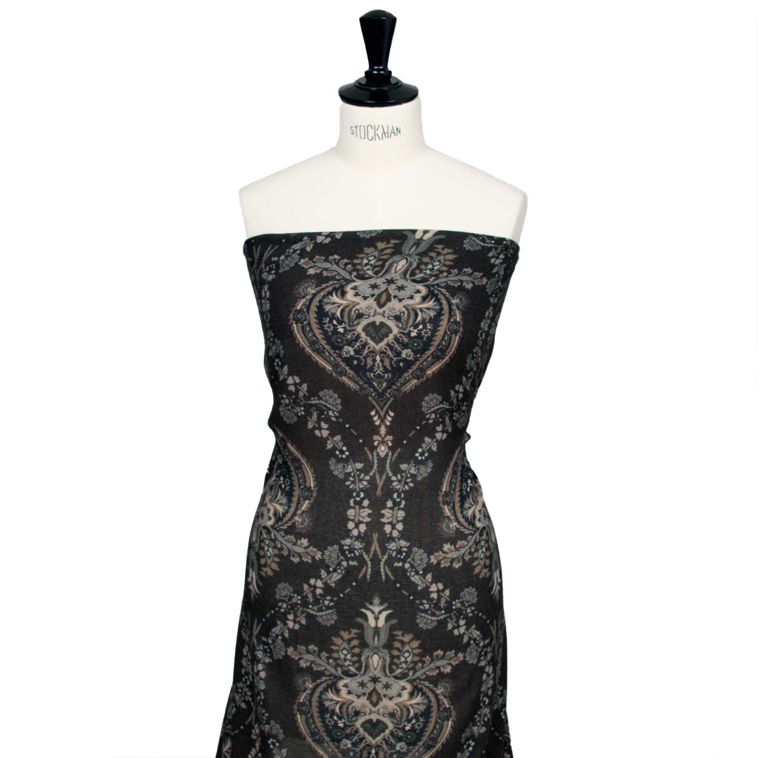 Wool and Viscose Gauze - Zellij