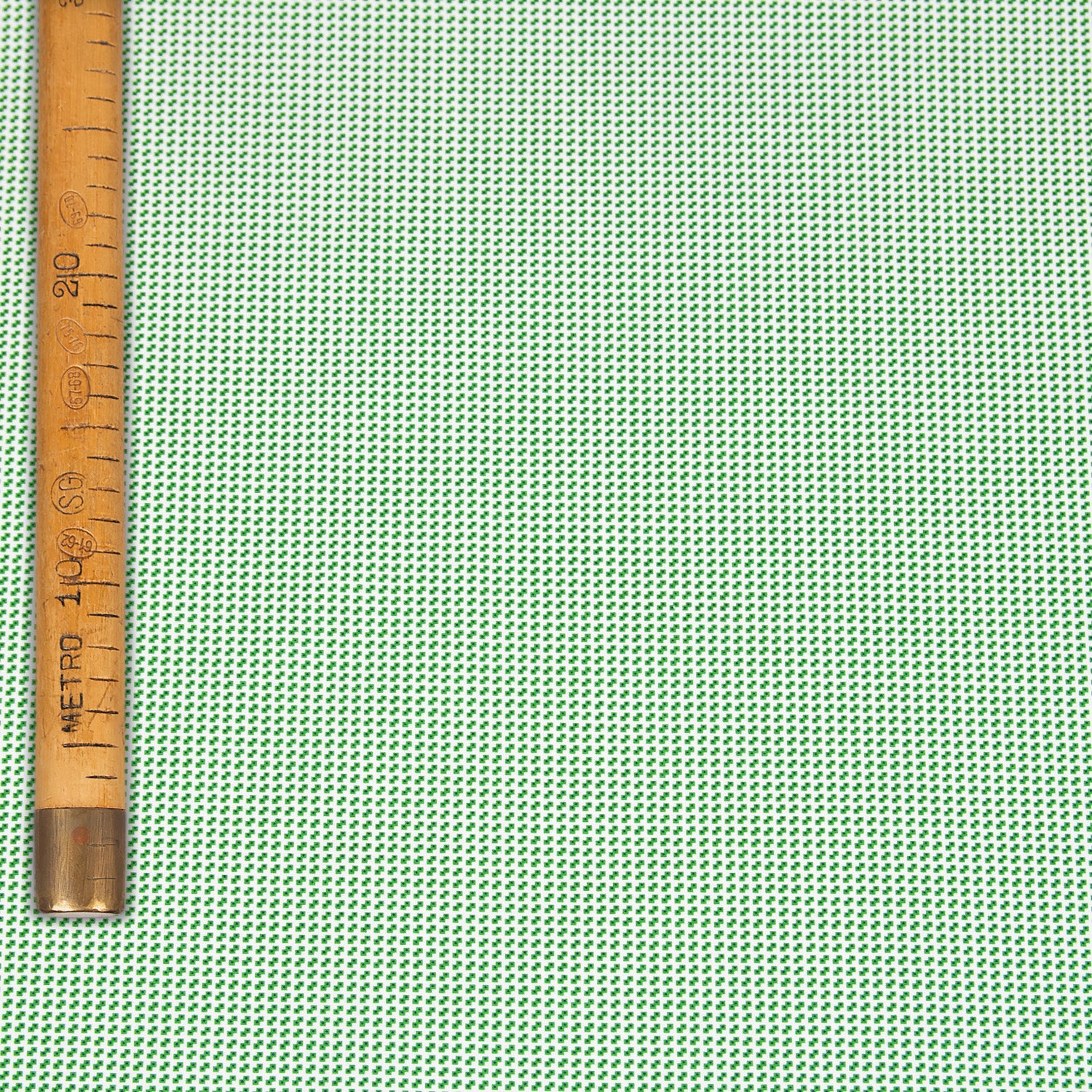 MicroPrint Cotton - Lilliput Diagonal Green / White
