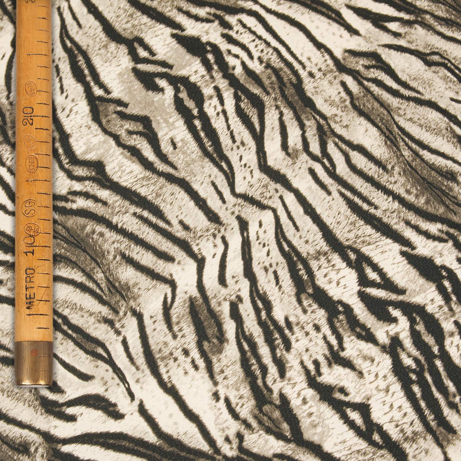 Animal Print Viscose - Beige Tiger