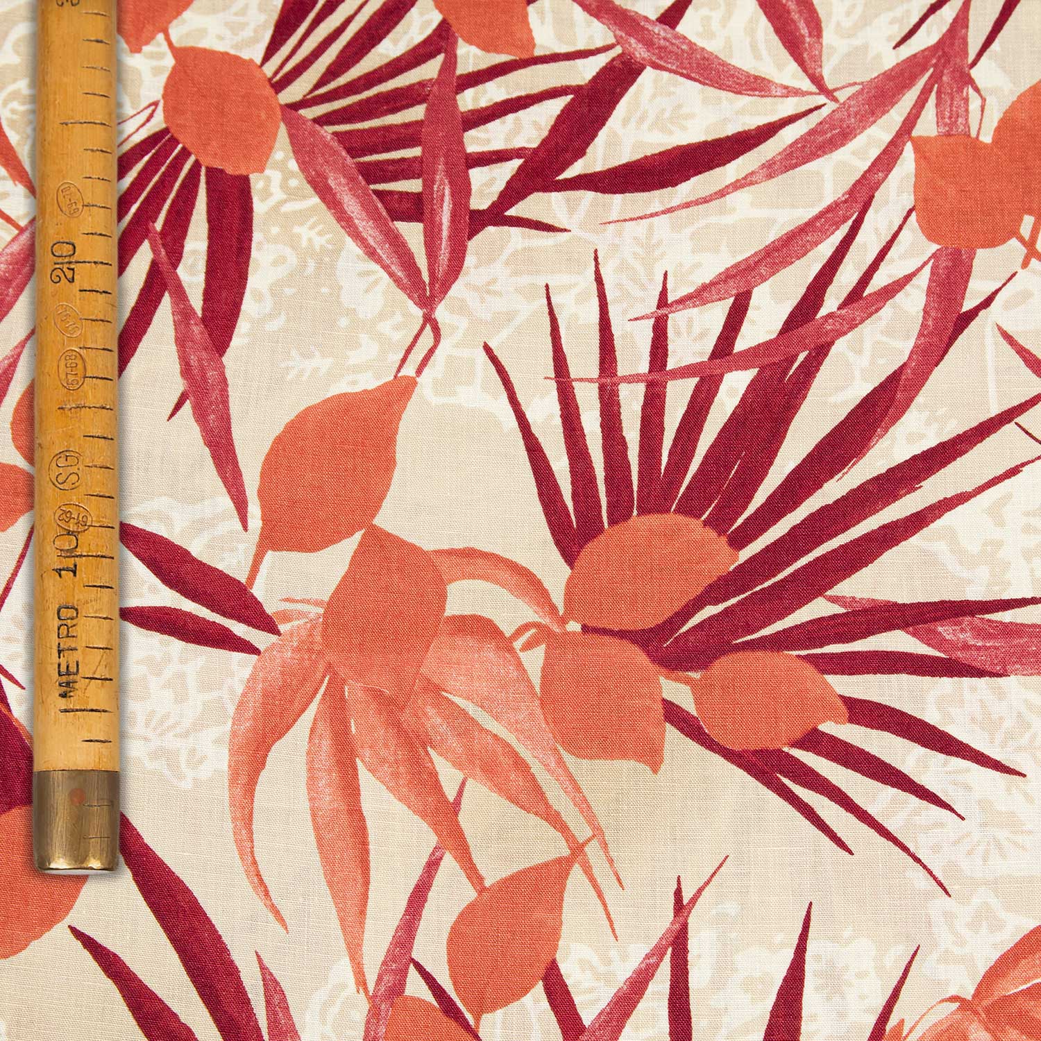 Mixed Linen Leaves - Tropic