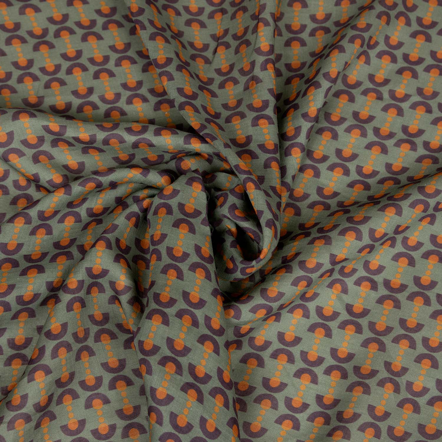 Pure Printed Linen - Quadra