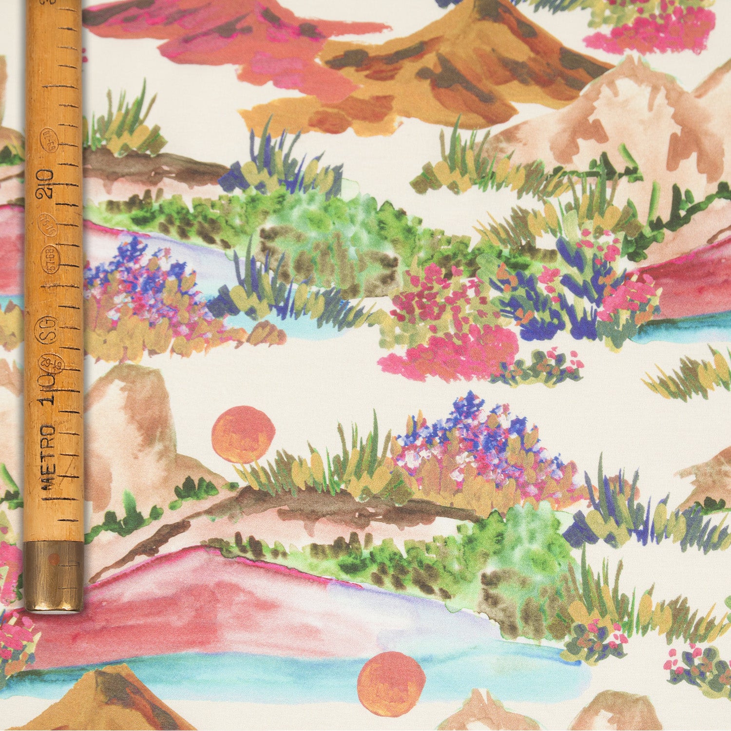 Georgette Viscosa Stampata - Sant'Angelo (2 colori)