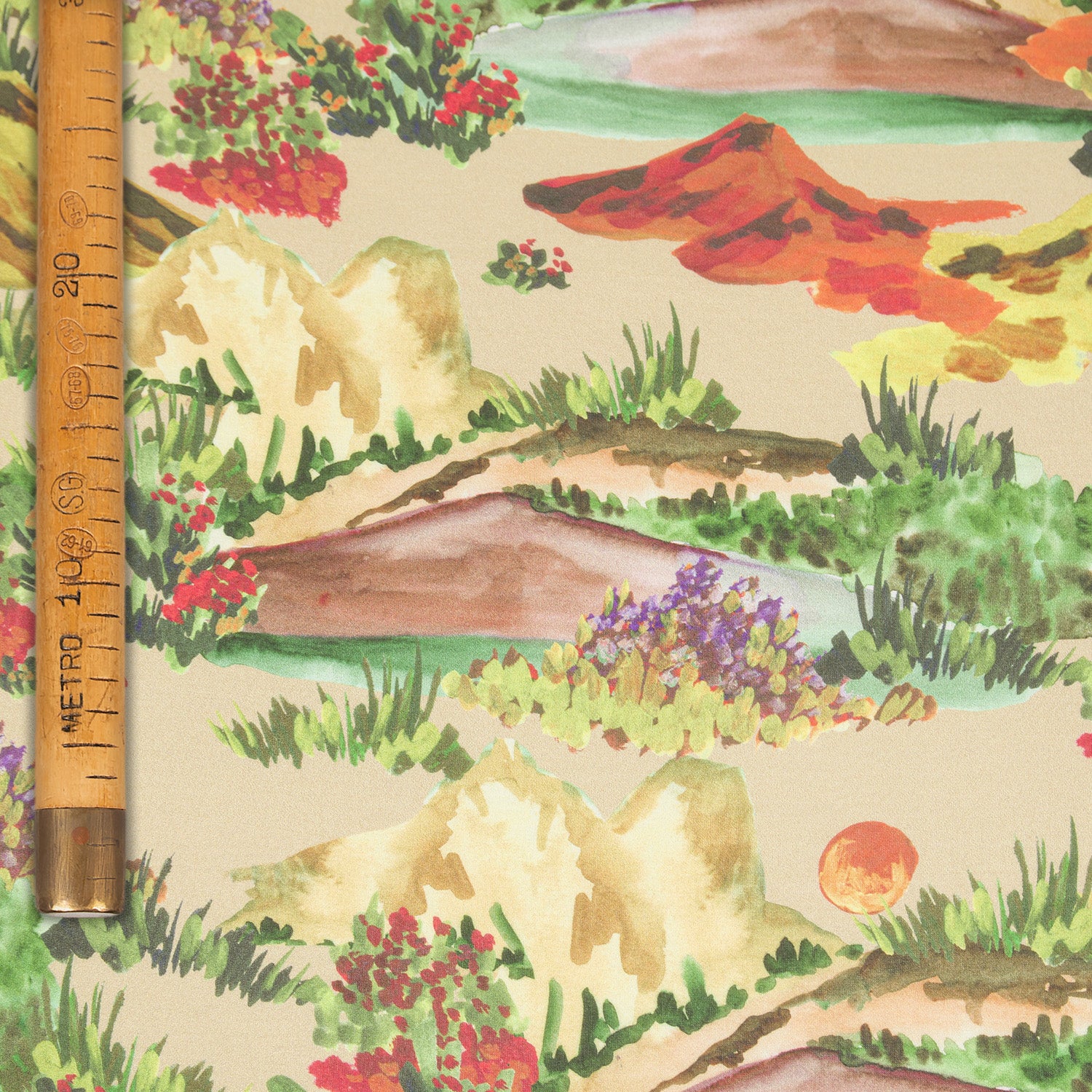 Printed Viscose Georgette - Sant'Angelo (2 colors)