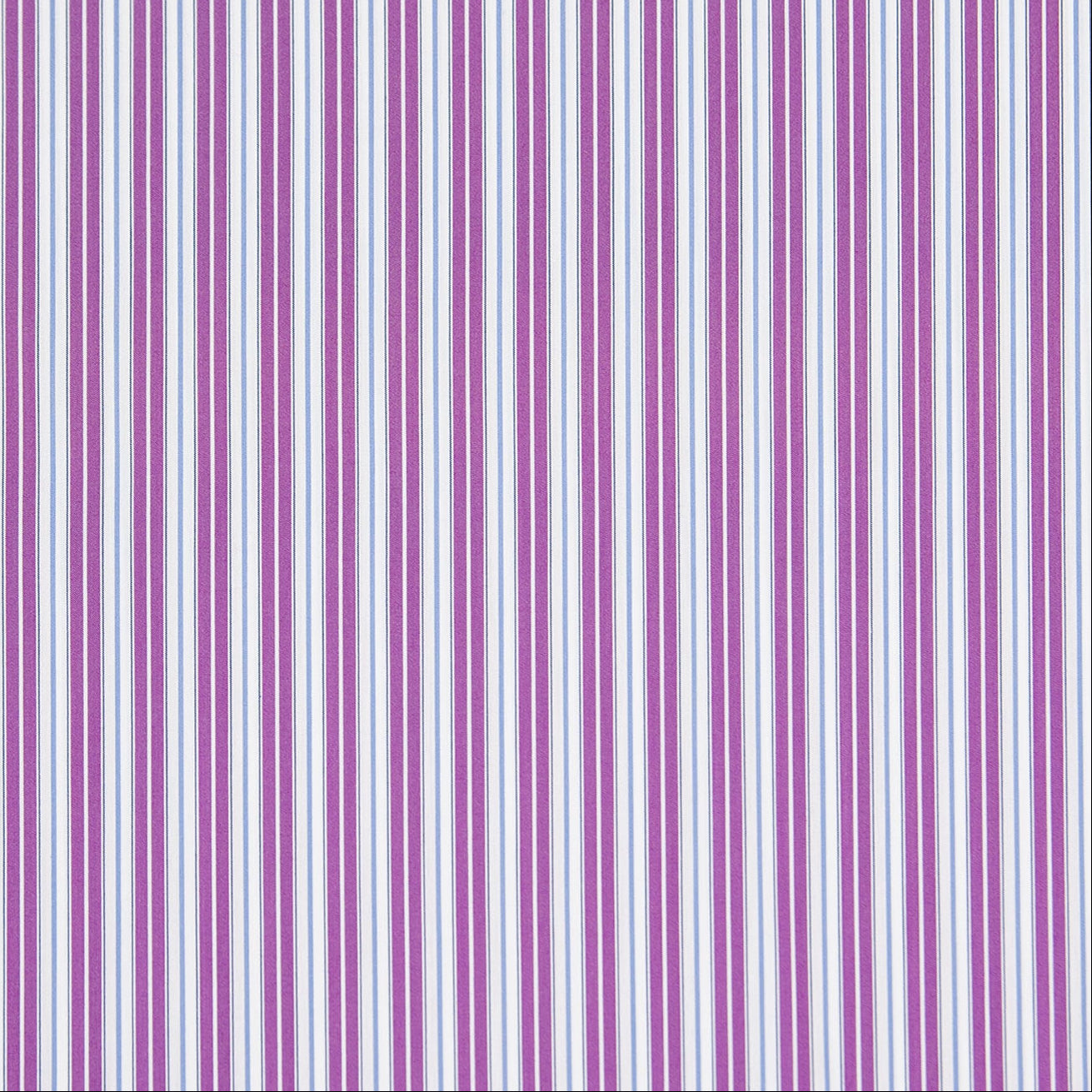 scampolo di tessuto stretch in cotone rigato sui toni del viola, bianco e celeste