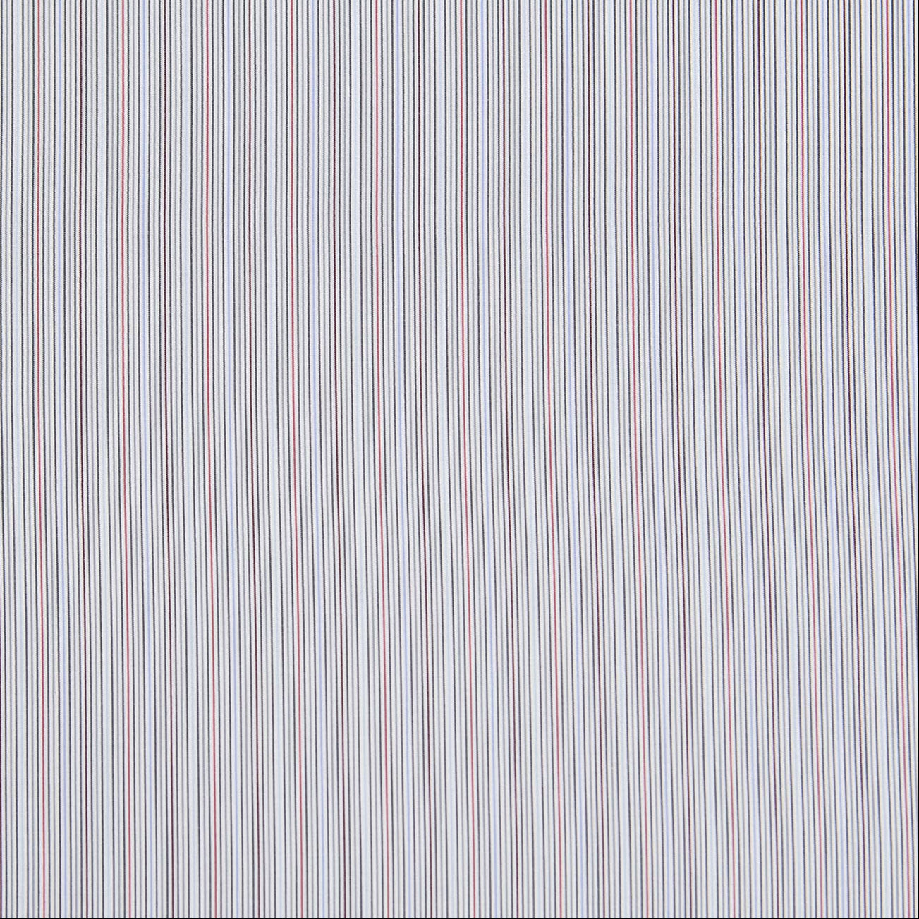 scampolo di tessuto in cotone a righe da camicia