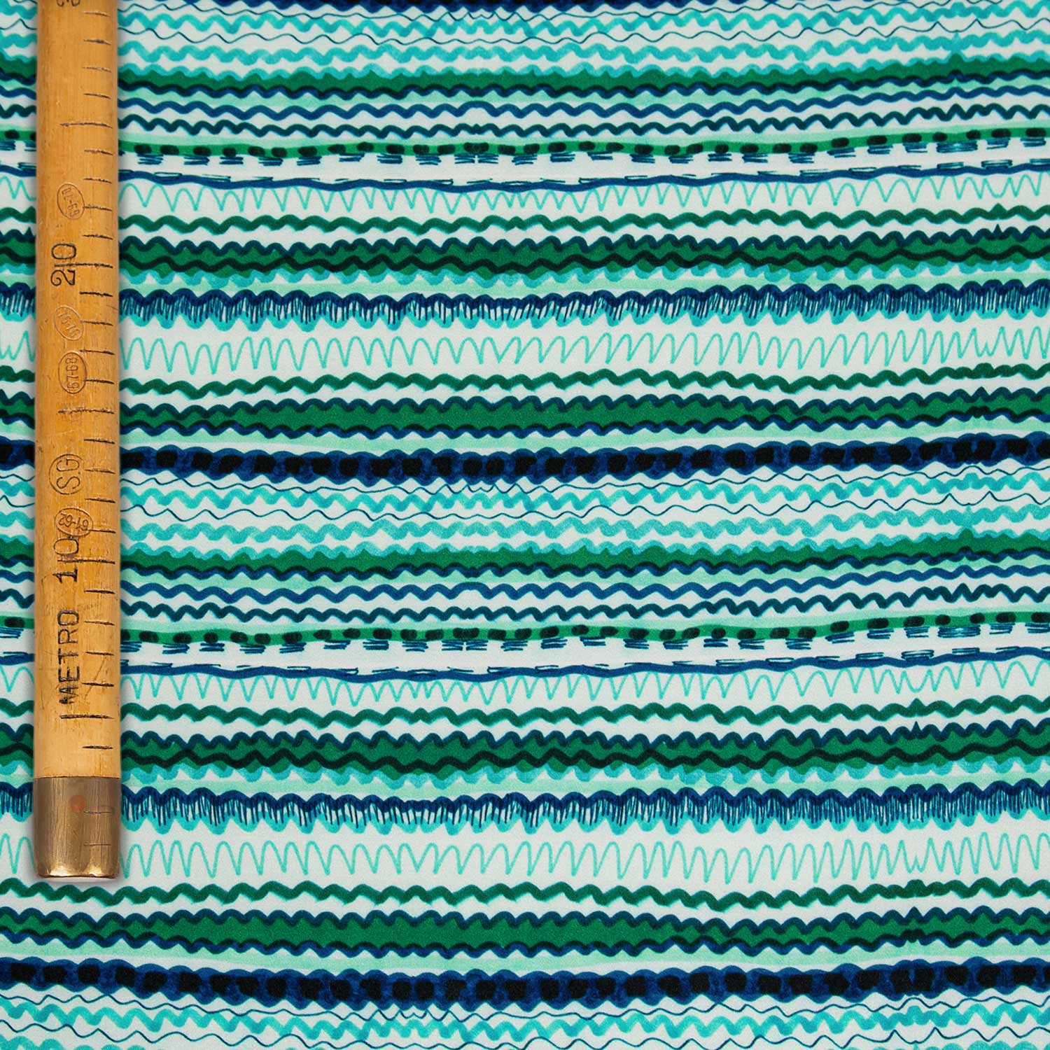 Printed Pure Silk Satin - Between the Lines (2 colors)