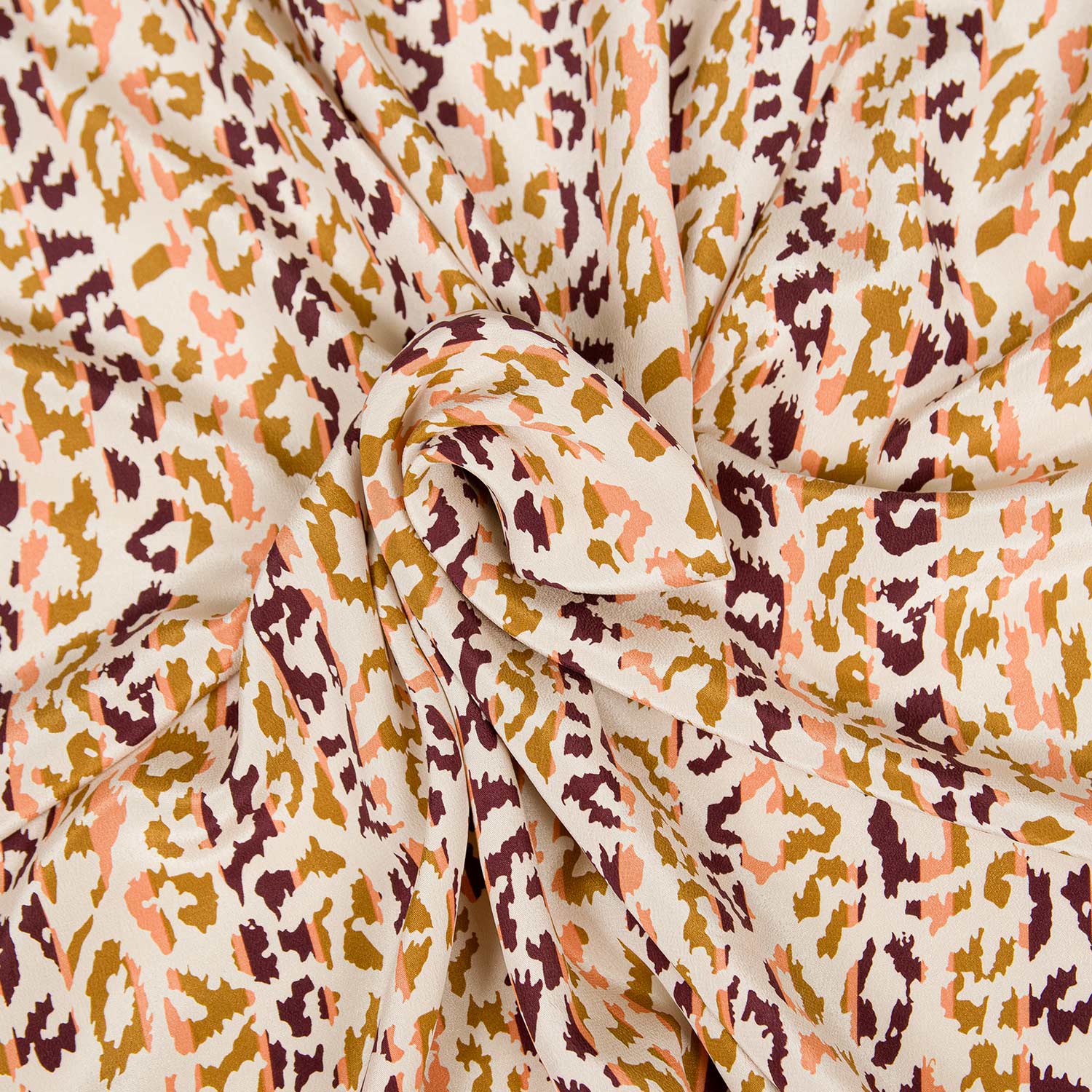 Silk Crêpe de Chine - Animal Stripes