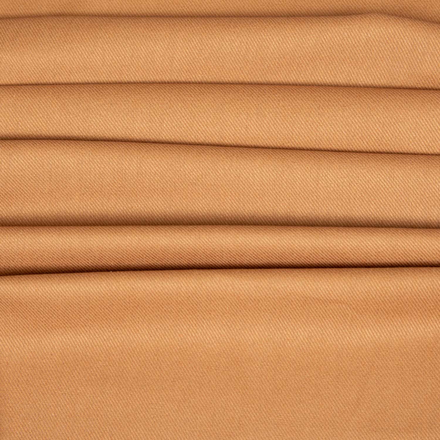 Tessuto misto lino viscosa twill morbido e traspirante per pantaloni morbidi e vestiti – colore nocciola