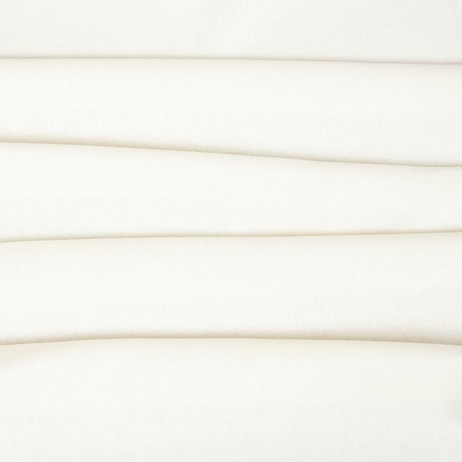 Tessuto misto lino viscosa twill morbido e traspirante per pantaloni morbidi e vestiti – colore bianco