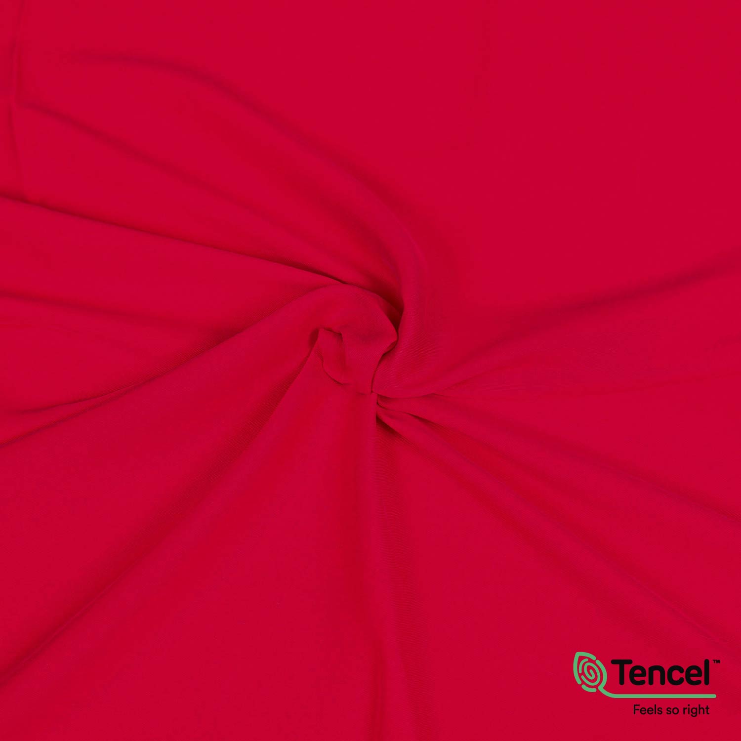 Tessuto twill in Tencel™ morbido e sostenibile, con drappeggio fluido, fibra ecologica dall’eucalipto, ideale per gonne, camicie, vestiti, pantaloni, completi. Color rosso