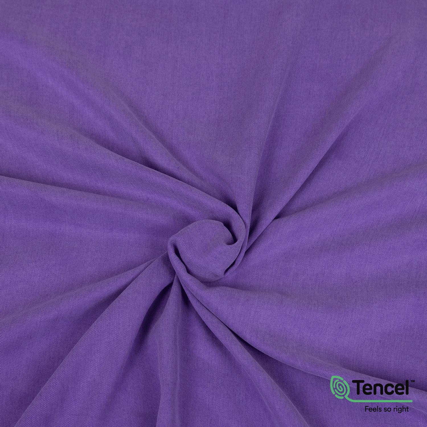 Tessuto twill in Tencel™ morbido e sostenibile, con drappeggio fluido, fibra ecologica dall’eucalipto, ideale per gonne, camicie, vestiti, pantaloni, completi. Color lilla scuro