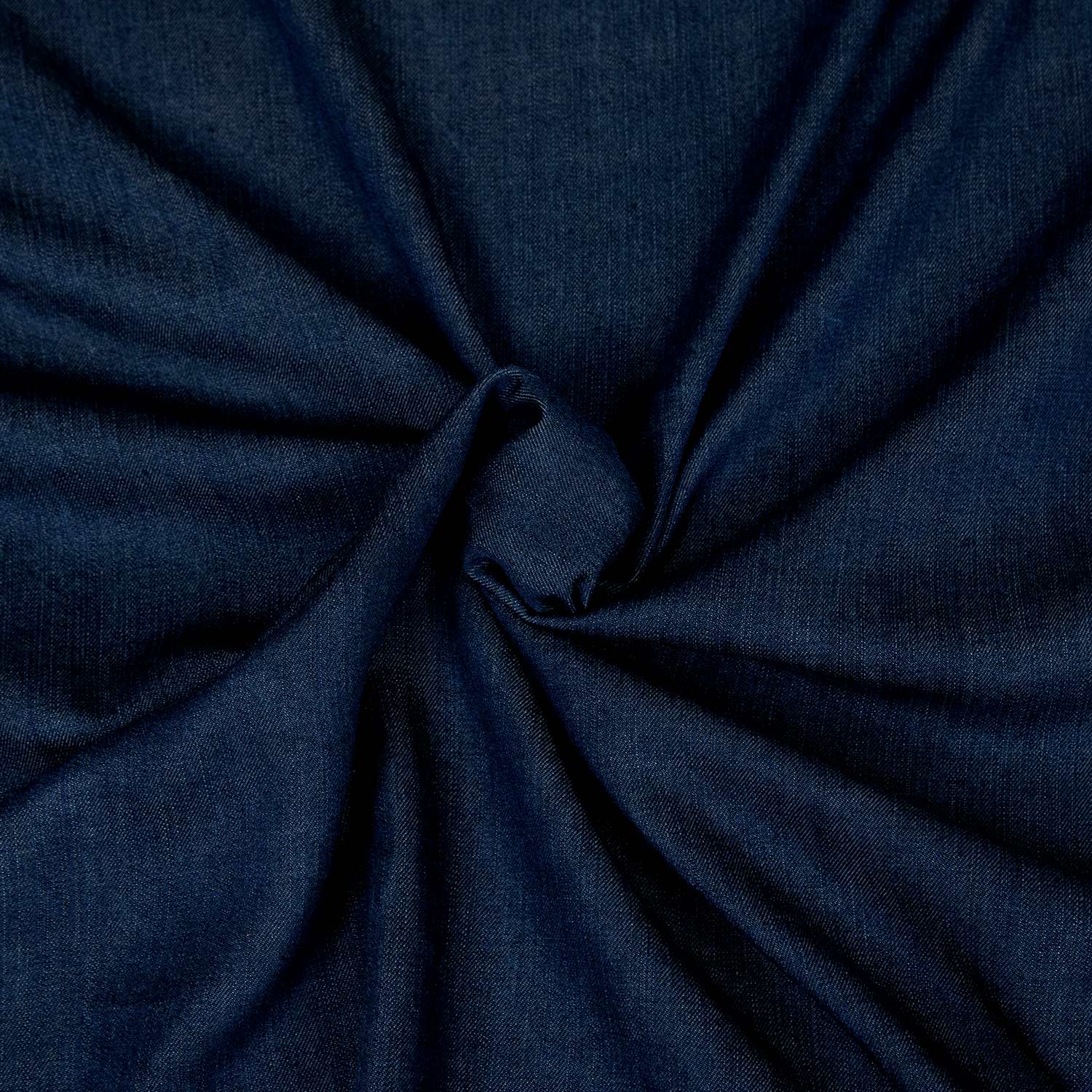 Tessuto Tencel Lyocell blu navy, stoffa premium per giacche, pantaloni e capi sartoriali.
