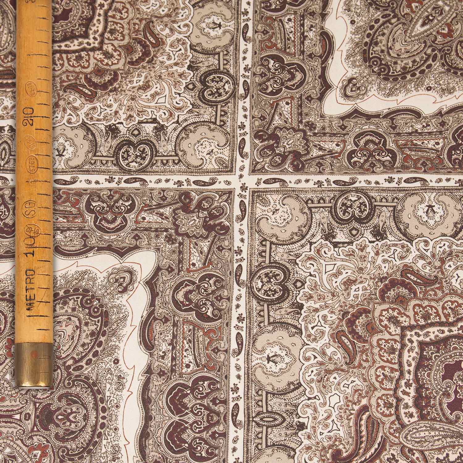 Stretch Printed Cotton Satin - Portobello