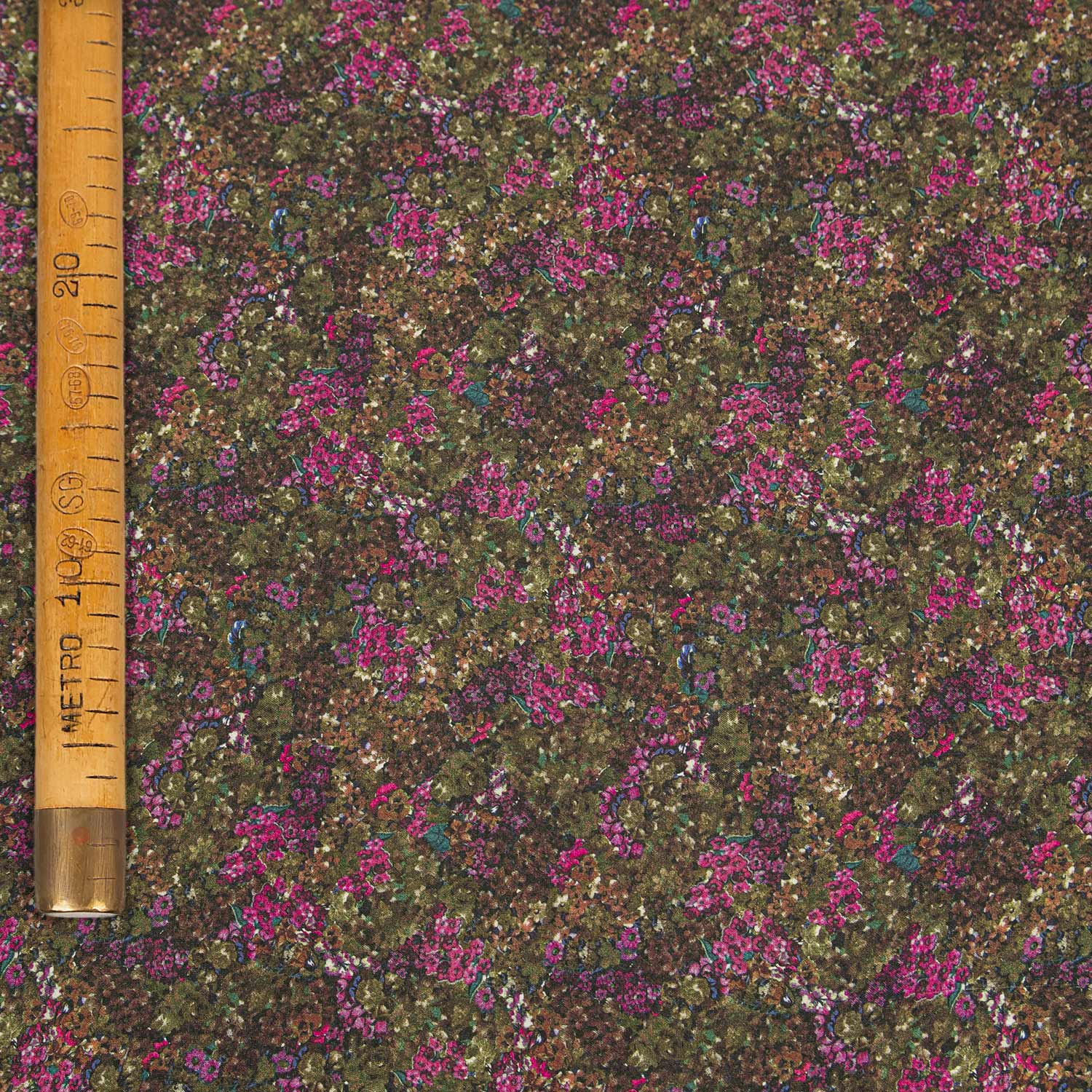 Floral Printed Javanese Viscose - Male Musk