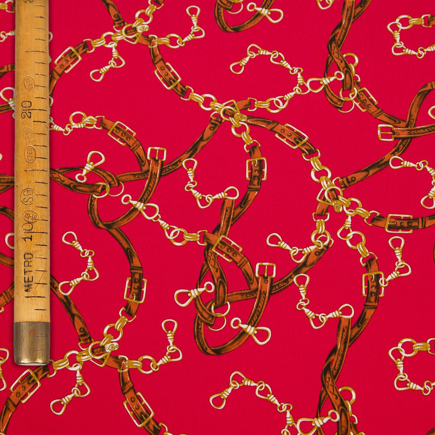 Printed Viscose Crêpe - Palio di Siena