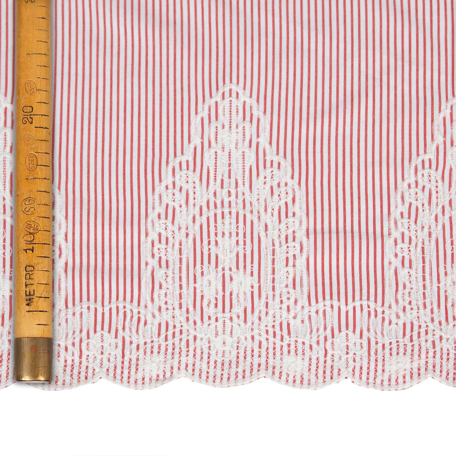 Striped Cotton with Ruffles - Cow Girl