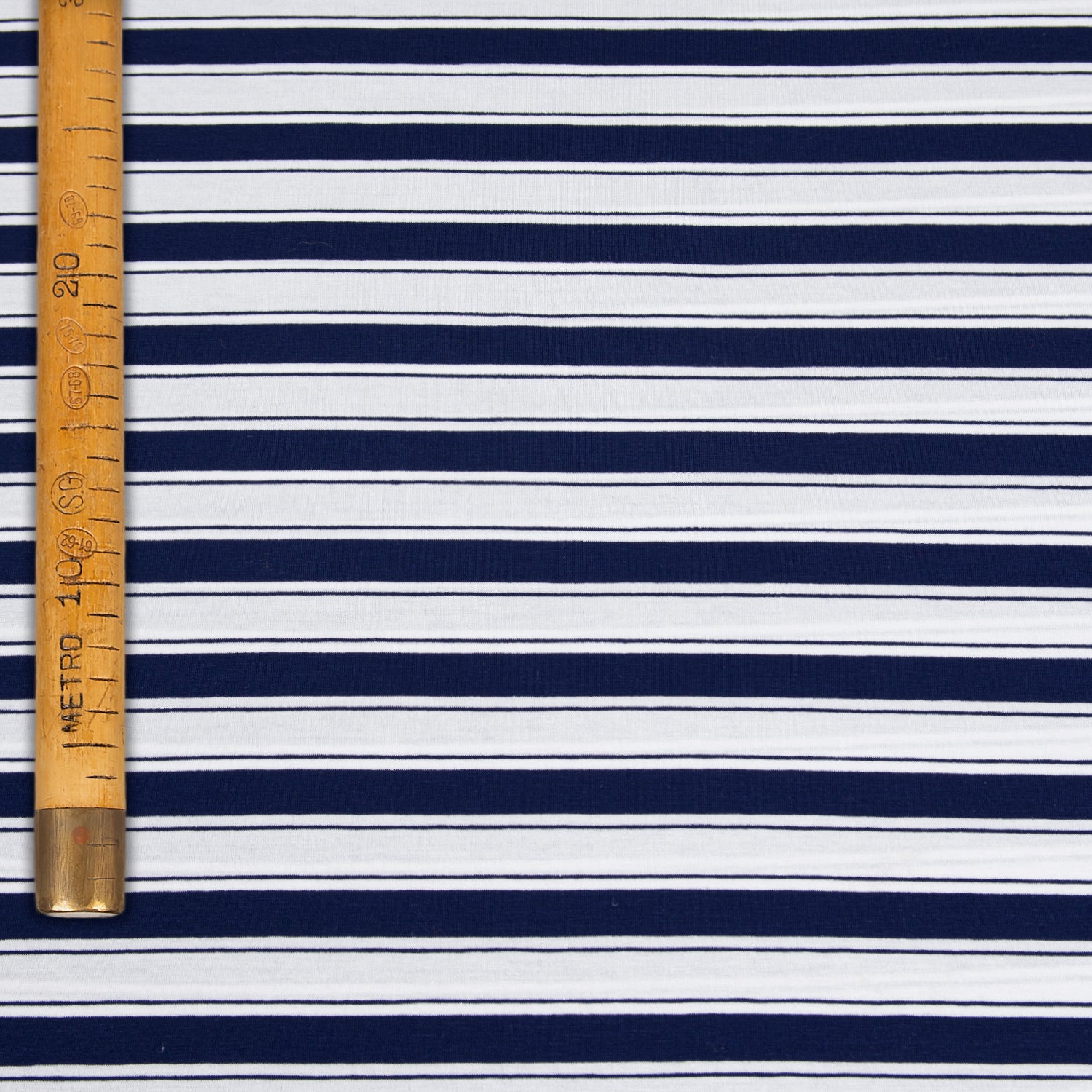 Cotton Jersey - Double Stripe - Pippi Longstocking
