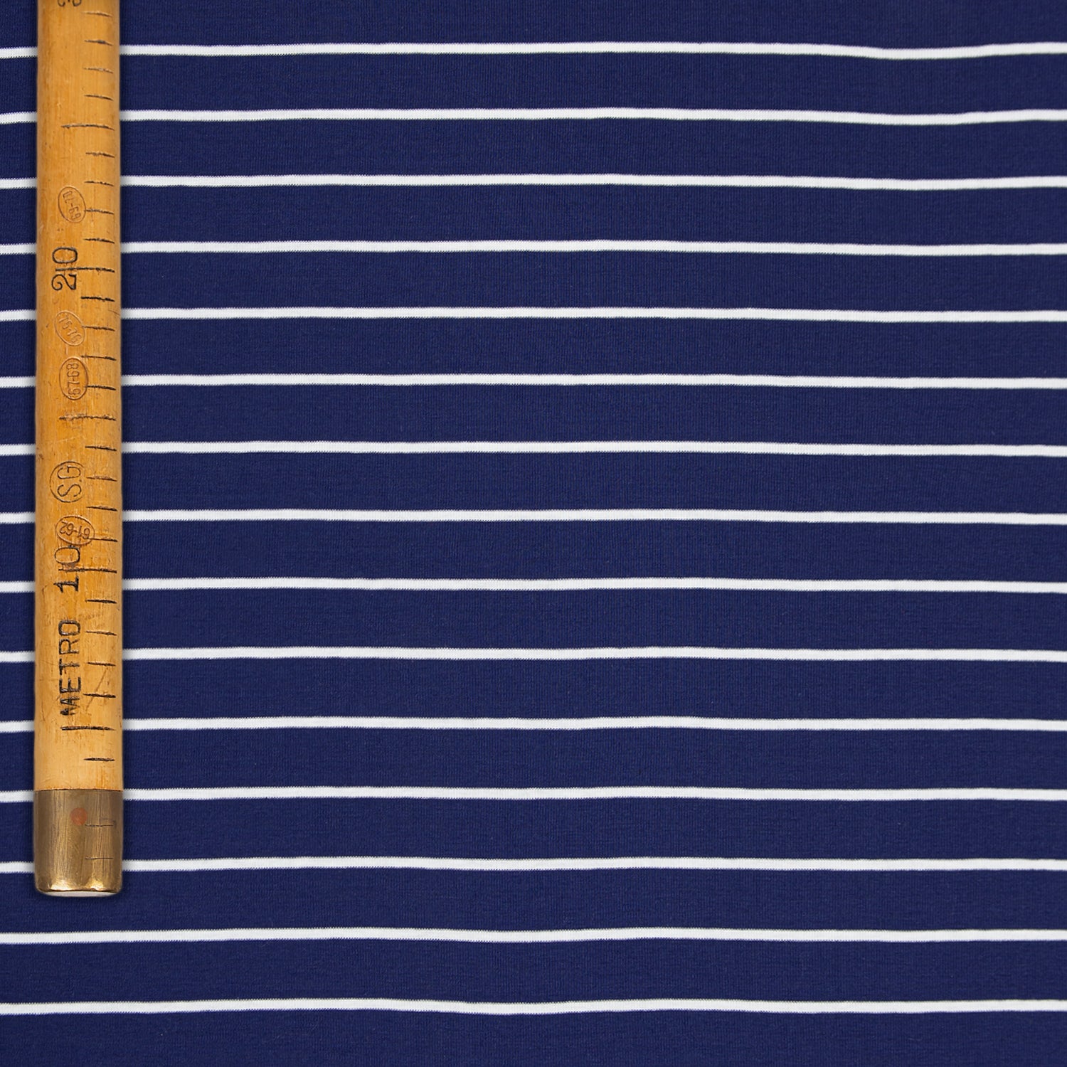 Stretch Cotton Jersey - Stripe - Christopher Columbus
