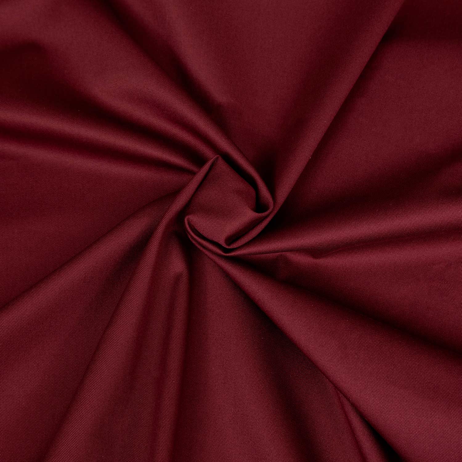 Gabardin di cotone impermeabile color bordeaux