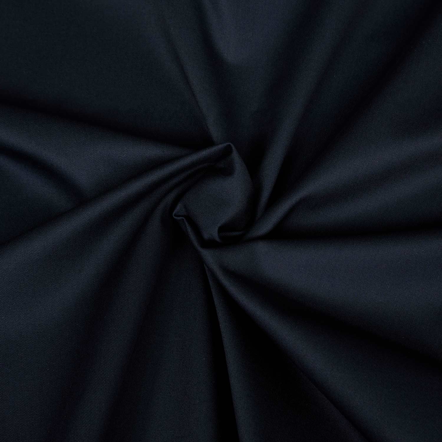 Gabardina di cotone imperbeabile di color blu navy