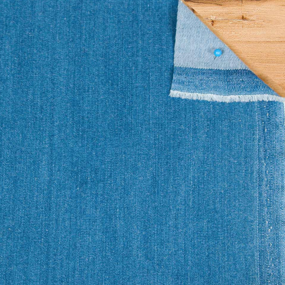 Farrah - Washed Stretch Denim (1M Scrap)