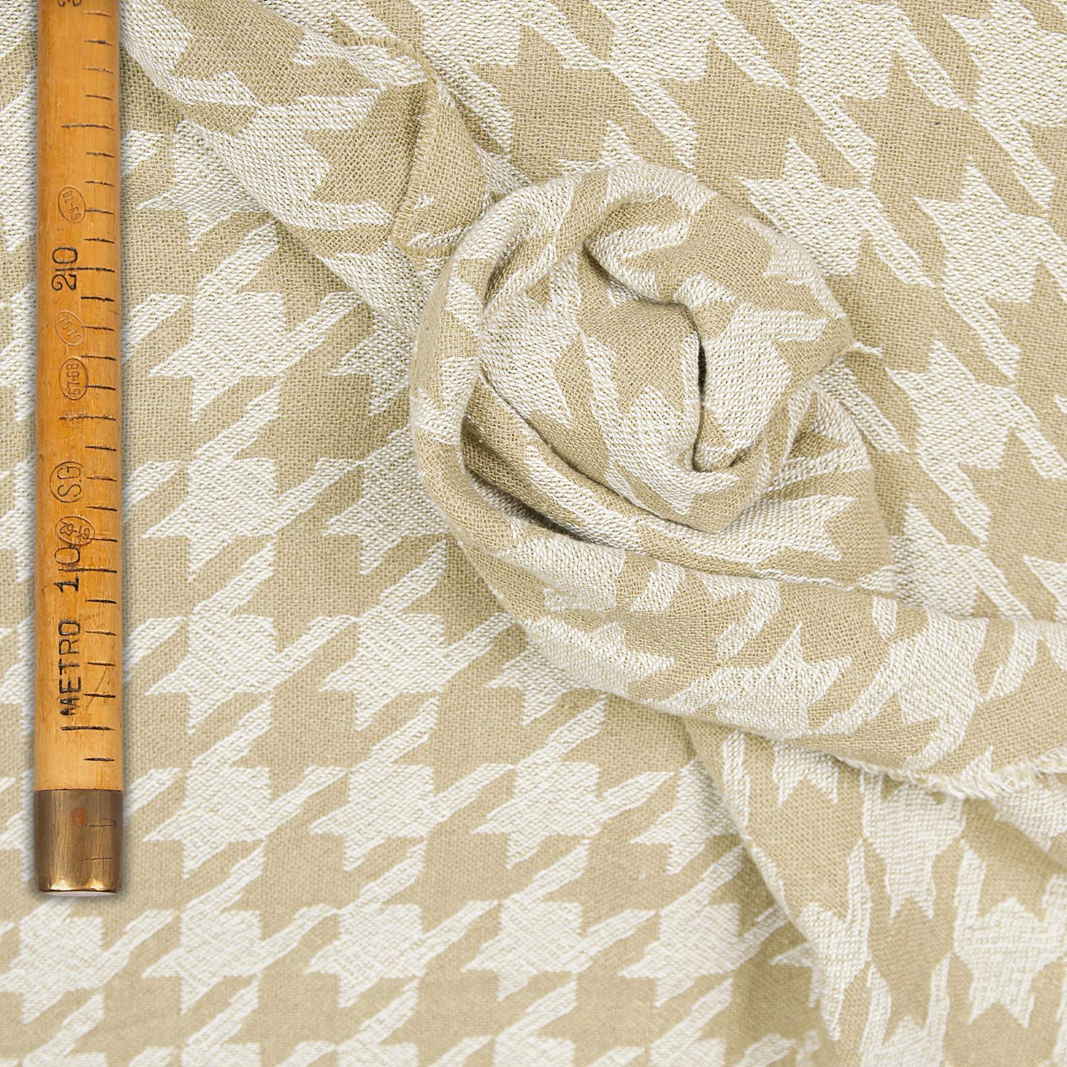 Linen Blend Tube - Mega Pied de Poule