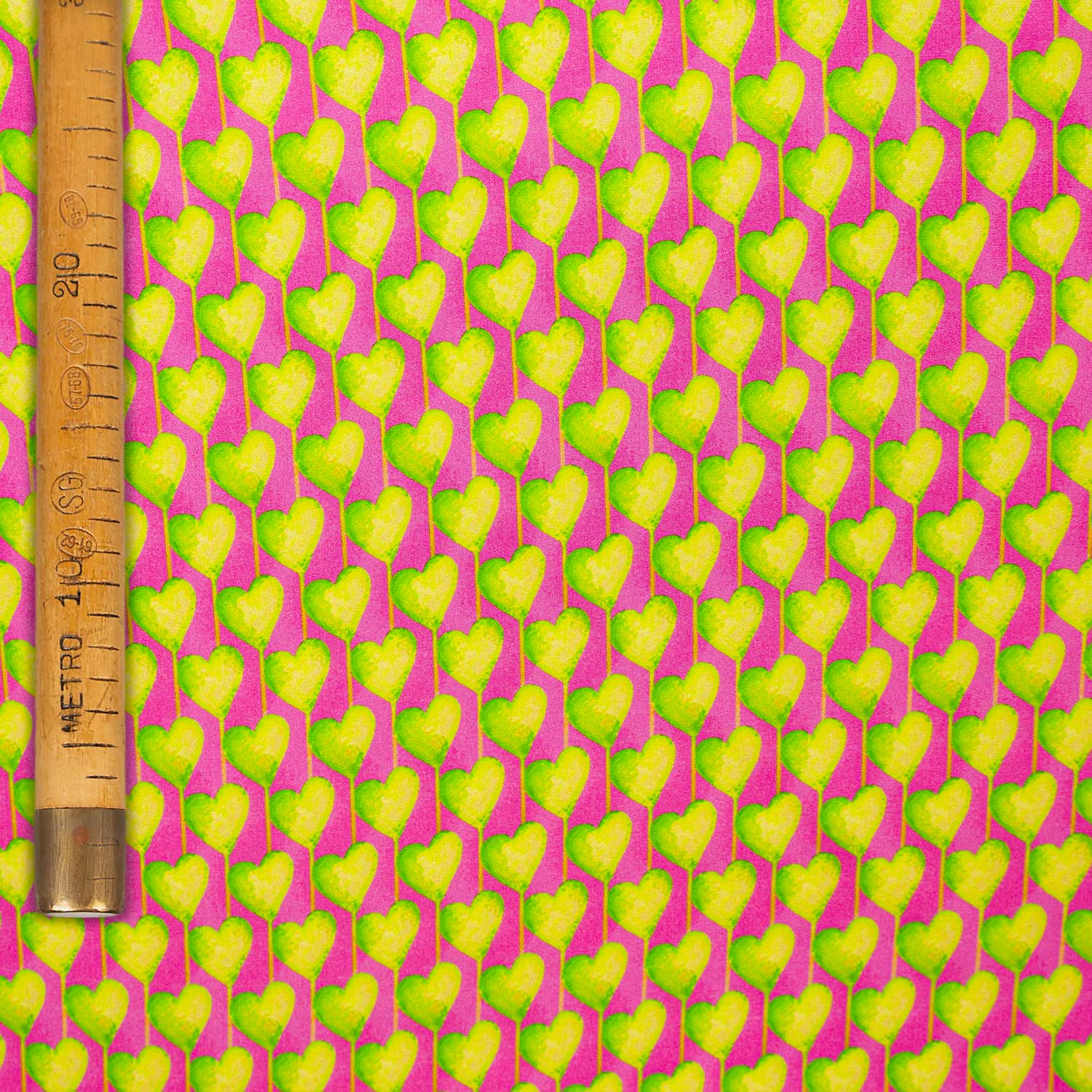 Printed Silk Satin - Heart of Glass