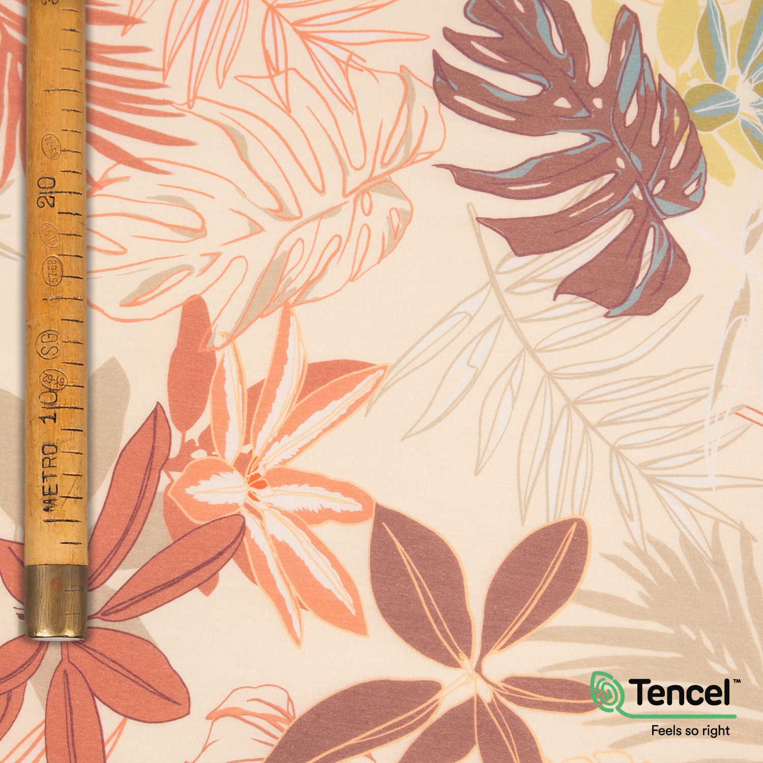 Tencel Lyocell Tropical Flowers - Copacabana