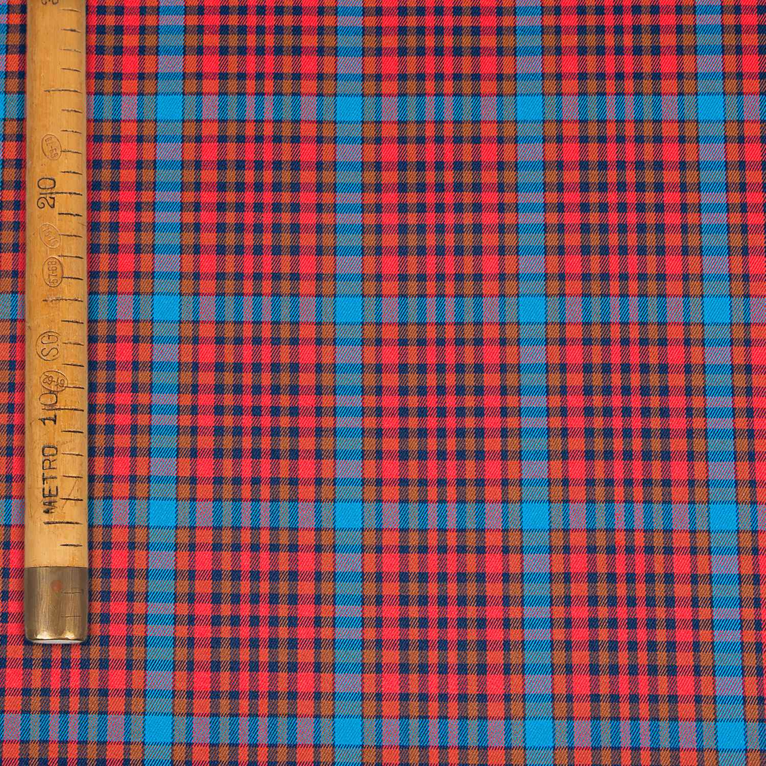 Viscose, lasticized Tartan - Punk Royal Shrink