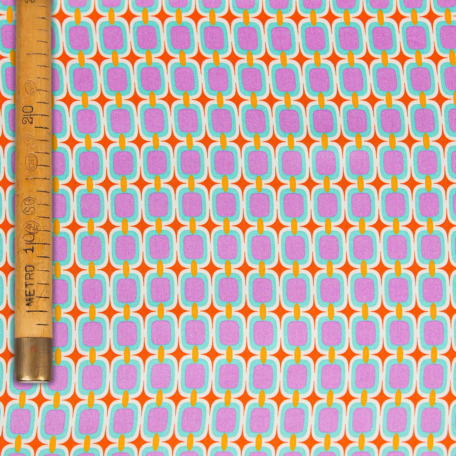 Printed Viscose Satin - Ziggy