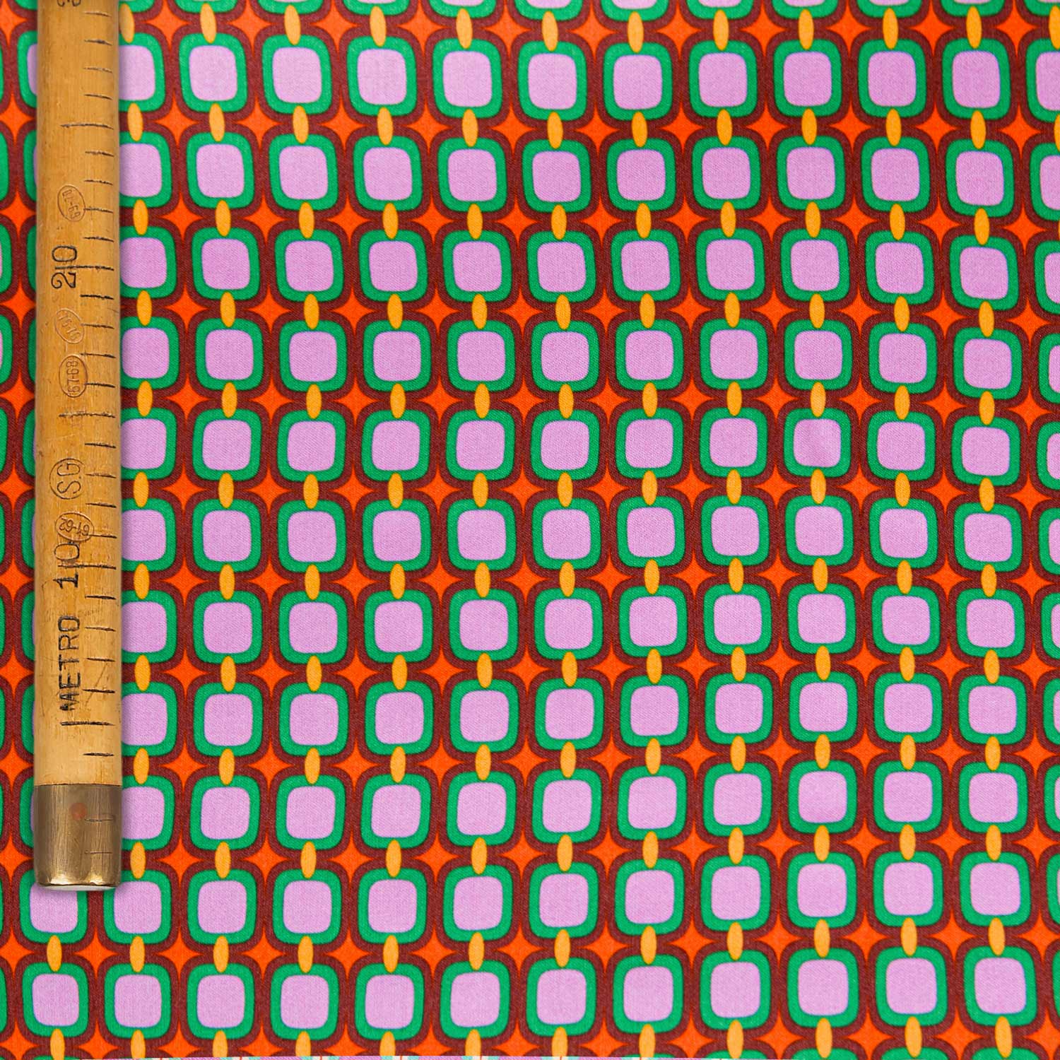 Printed Viscose Satin - Ziggy