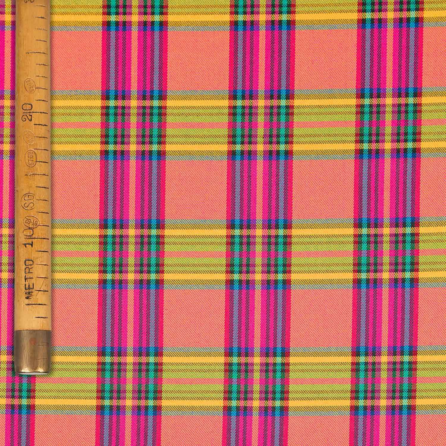 Viscosa Elasticizzata Tartan - Punk Royal Shock