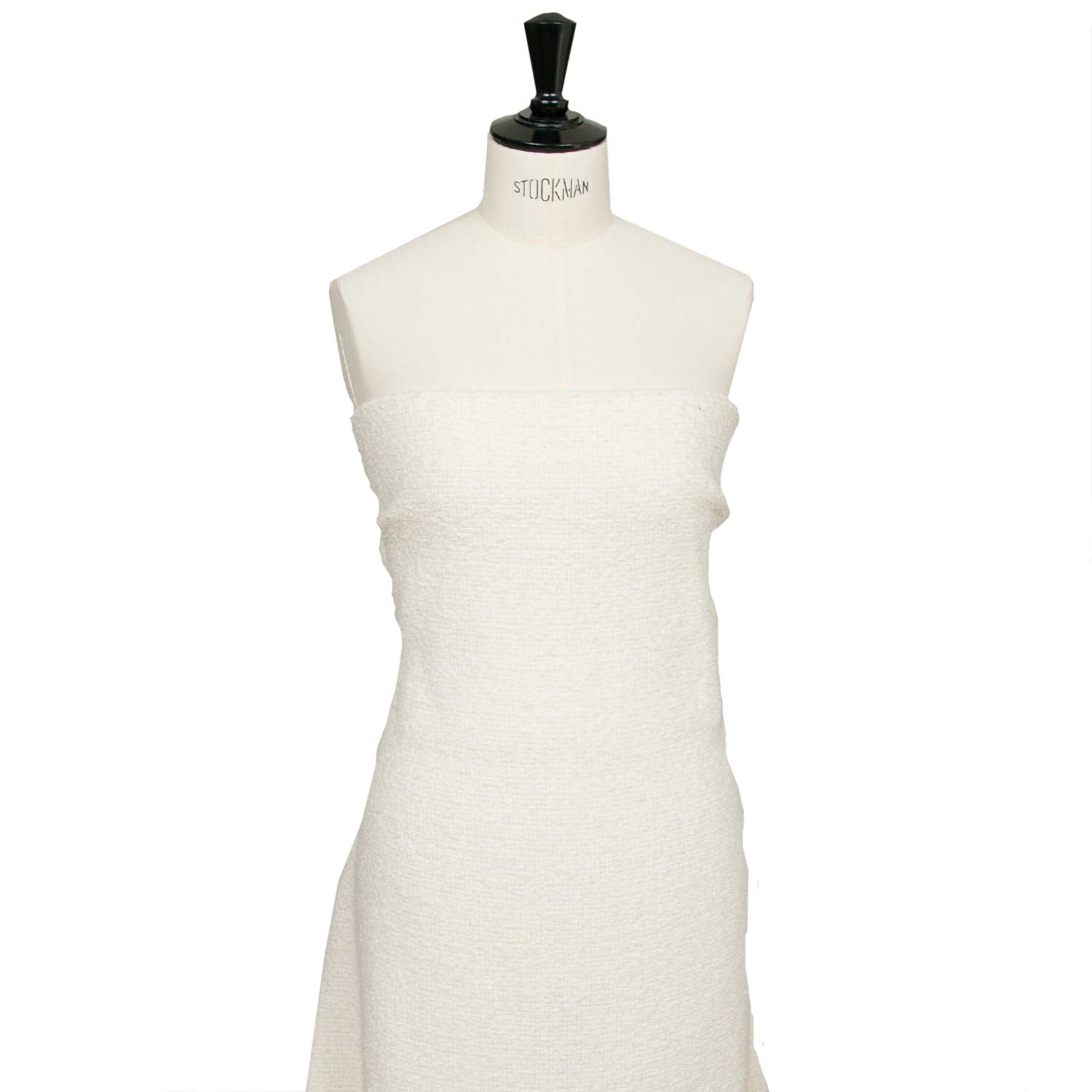 Tweed Wool and Viscose - Coco Off White