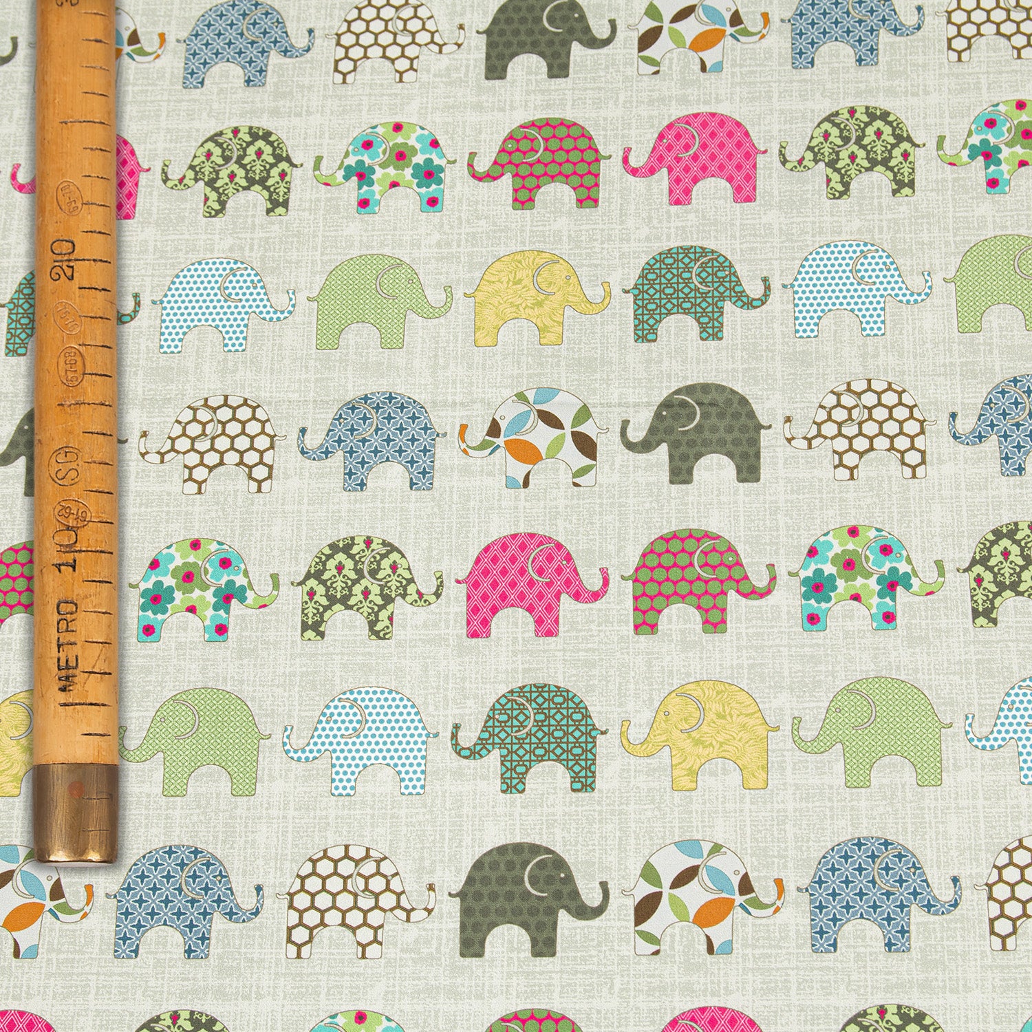 Cotone Stampato - We are the Elephants