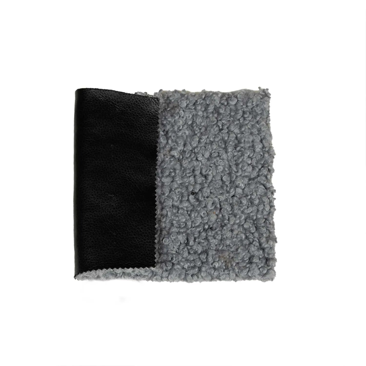 Faux Leather and Sheepskin-Style Synthetic Fur - Edie