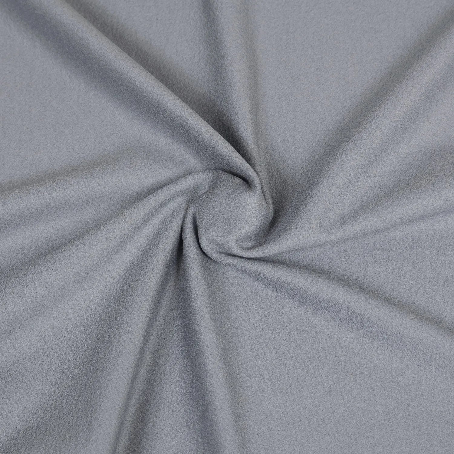 Tessuto drap misto Lana 80% e Cashmere 20%, morbido e vellutato, ideale per cappotti, giacche, mantelle e capi autunno/inverno, colore grigio