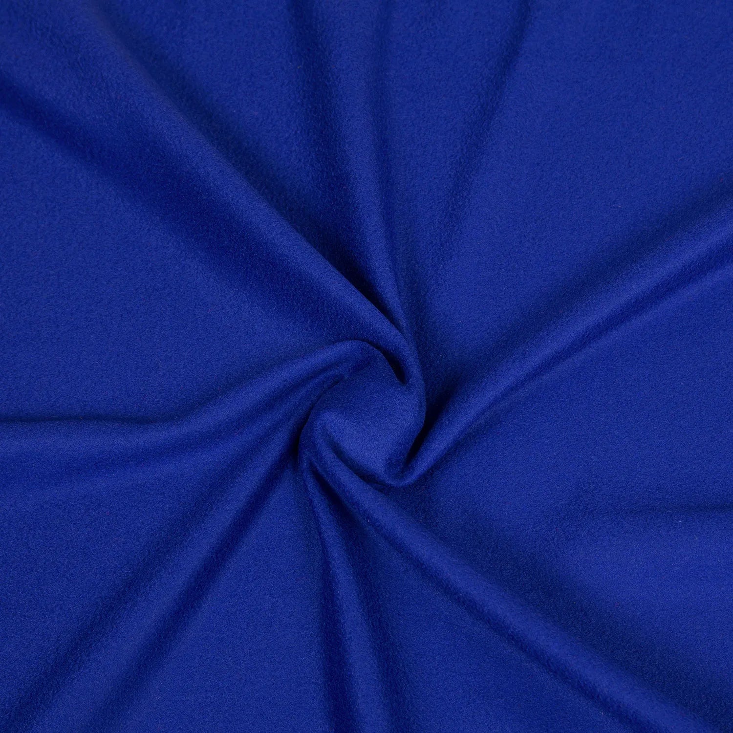 Tessuto drap misto Lana 80% e Cashmere 20%, morbido e vellutato, ideale per cappotti, giacche, mantelle e capi autunno/inverno, colore blu elettrico