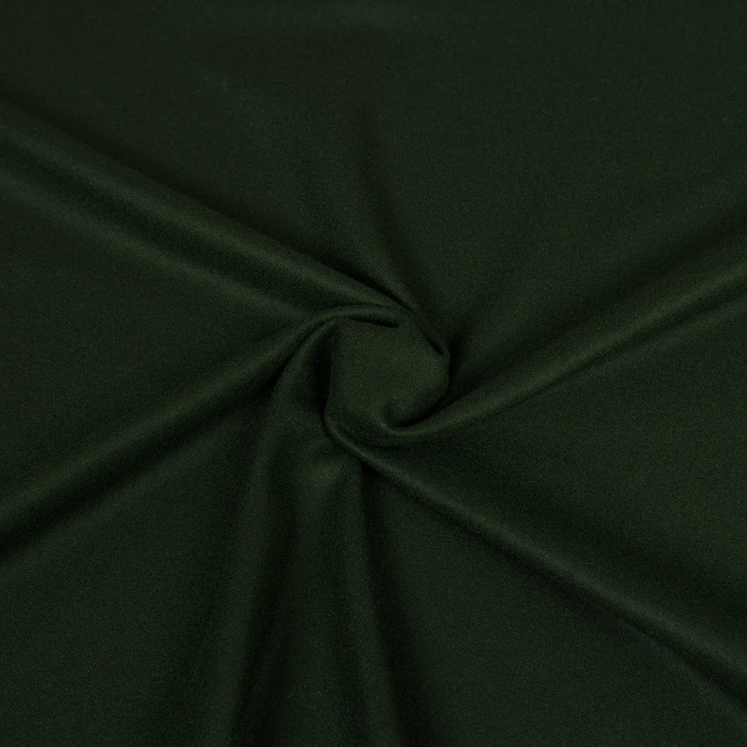 Tessuto drap misto Lana 80% e Cashmere 20%, morbido e vellutato, ideale per cappotti, giacche, mantelle e capi autunno/inverno, colore verde bosco