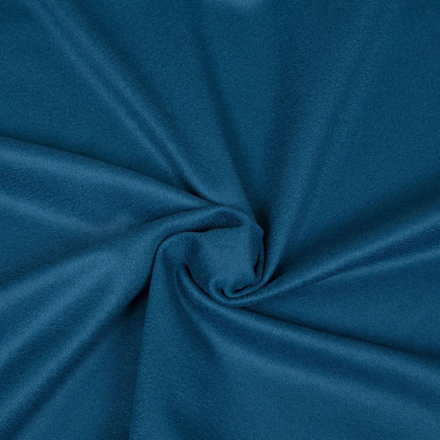 Tessuto drap misto Lana 80% e Cashmere 20%, morbido e vellutato, ideale per cappotti, giacche, mantelle e capi autunno/inverno, colore cobalto