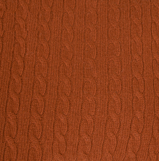 Chiantishire - Lambswool Cable Knit (1M Scrap)